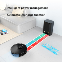 Nouvel aspirateur robot intelligent LDS 3-en-1 avec navigation, balayage sec et humide, aspiration et serpillière, auto-vidant avec bac à poussière