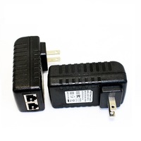 Adaptor Daya POE 802.3Af 2 Port RJ45 10/100Mbps, Catu Daya Ethernet 12V-48V Injector/Splitter, Switch Jaringan Merek OEM