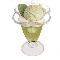 Private Label Eiscreme-Sundae Duftkerze, Handgefertigte Gelwachs-Dessertkerzen, Großhandel Geschenkdekoration