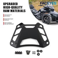 FACEYES Nouveau Porte-Bagages Arrière en Métal Noir Durable pour Can-Am Spyder F3 RT ATV Pièce de Remplacement