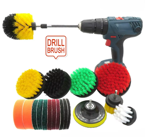 Kit de brosses de nettoyage électriques multifonctionnelles 20 pièces avec tampons de <span class=keywords><strong>polissage</strong></span>, ensemble mixte pour le nettoyage de la maison et de la voiture - Product Image 1