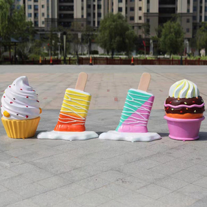 ประติมากรรมเรซิ่นรูปอมยิ้มคริสต์มาส ขนาดเท่าของจริง ทาสีด้วยมือ กันน้ำ สำหรับตกแต่งห้างสรรพสินค้า - Product Image 5