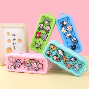 Custom Logo Silicone Toiletry Portable Large Capacity Pencil <b>Case</b> <b>Makeup</b> Cosmetics Bag Zipper for School Travel - Product Image 3