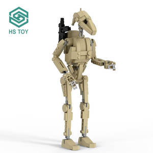 HS Buildmoc B1 combat droïde petit Robot Intelligent bloc ensemble jouet pour enfants éducatif - Product Image 1