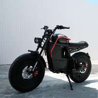Moto électrique tout-terrain 500W avec pneus larges, vélo électrique pour adultes, VTT électrique, moto électrique