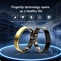 Anneau intelligent de surveillance de la pression artérielle pour hommes, étanche 5ATM, suivi d'activité mince, anneaux intelligents de santé pour hommes