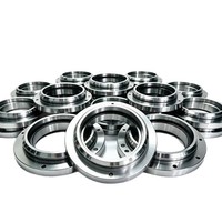 Pièces à bride en acier inoxydable 304/316 usinées sur mesure par CNC, composants de tournage et de fraisage de précision, finition polie pour l'industrie