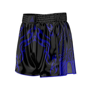 Para pantalones cortos de boxeo de inspiración retro transpirables elásticos totalmente personalizados para unisex - Product Image 3