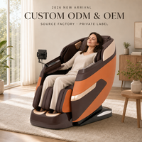 Fauteuil de massage inclinable OYEAL de luxe moderne 3D à gravité zéro en cuir PU, compatible OEM et ODM, avec commande vocale intelligente pour un confort optimal