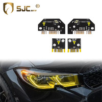 SJC voiture CSL jaune LED Module DRL pour BMW série 3 G20 G28 feux diurnes brouillard loin et près lampes Plug Play accessoires