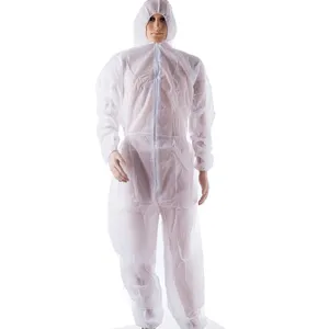 Junlong factory of Disposable Hooded Coverall Safety Clothing type 5/6 approved for wholesale