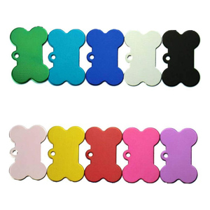 Manufacturer Wholesale Eco-Friendly Double-sided Custom Printed Nylon Metal Solid Simple Personalized Pet ID <b>Tags</b> <b>Dog</b> <b>Tag</b> Custom - Product Image 4