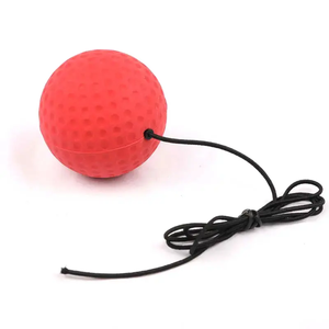 Boxing Reflex <strong>Ball</strong> <strong>Head</strong> Band Fighting Speed Training Punch <strong>Ball</strong> MMA Sanda <strong>Boxer</strong> Hand Eye Training Set - Product Image 3