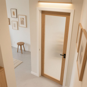Cadre <span class=keywords><strong>intérieur</strong></span> <span class=keywords><strong>en</strong></span> aluminium Porte <span class=keywords><strong>en</strong></span> <span class=keywords><strong>verre</strong></span> double trempé, design pivotant pour cloisons de pièce modernes - Product Image 2