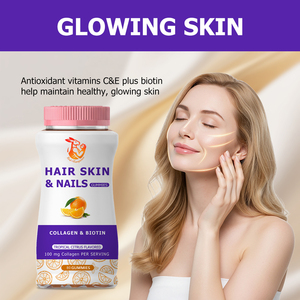 Gummies pour Cheveux, Peau et Ongles en Gros de l'Usine avec Vitamines C, E, Biotine et Collagène pour Favoriser et Renforcer les Ongles - Product Image 5
