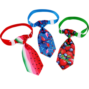 Corbata para Mascotas, Perros y Gatos, con Diseño de Frutas y Flamencos, Ajustable, Decorativa, para Perros Pequeños y Medianos - Product Image 3