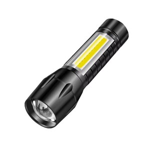 Lampe torche <span class=keywords><strong>LED</strong></span> COB 3W USB Micro Zoom de poche <span class=keywords><strong>Mini</strong></span> Q5 <span class=keywords><strong>Rechargeable</strong></span> - Product Image 2