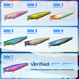 Señuelo de Pesca MISTER LURE de 65 mm y 10.8 g, Diseño Único con Ojos 3D y Anzuelos, Superficie Holográfica, Cebo de Agua Dulce Vívido - Product Image 2