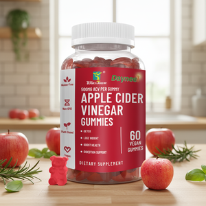 Elma Sirkesi Jelibonları 500MG ACV Doğal Kilo Yönetimi Desteği Sindirim Sağlığı Geliştirme ve Metabolik Uyumu Vegan Jelibonlar - Product Image 1