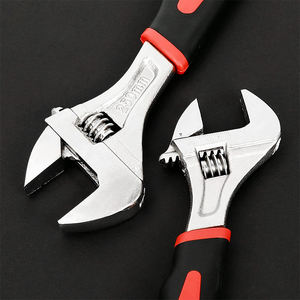 Chiave Regolabile DEDING Modello AW02-M 8" con Coppia Elevata, Metrica, OEM, Flessibile, con Testa a Vite a Sfuso da 45° Cromata - Product Image 4