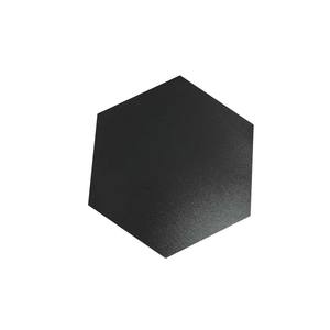 TAB Revêtement de sol en vinyle hexagonal marron antidérapant Intérieur Cuisine Salon Carrelage mural Couleur pure Design pour hôtels Surface unie - Product Image 2