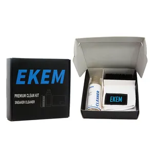 EKEM 베스트 셀러 OEM 도매 제조업체 천연 성분 운동화 클리너 키트 신발 청소 키트 캡 클리너 키트