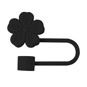 Nueva Tapa de Silicona para Pajitas con Diseño de Flor de Ciruelo, Tapón de Silicona de Grado Alimenticio, Cubierta de Silicona Suave a Prueba de Polvo para Pajitas de Vasos - Product Image 4