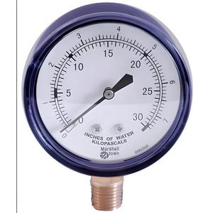 Manómetro Marsh de 1-1/2 pulgadas para medición de vacío en Hg - Product Image 2