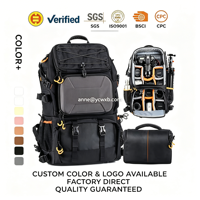 Benutzer definierte große Kamera tasche Rucksack mit Laptop fach Stativ halter Wasserdichte Outdoor-Fotografie Kamera tasche Rucksack
