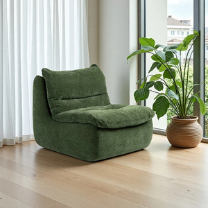 2026 Stylish <b>Single</b> White Boneless Modular Cloud <b>Sofa</b> Vacuum Compression Nordic Home Decor Furniture for Small Apartment - Product Image 4