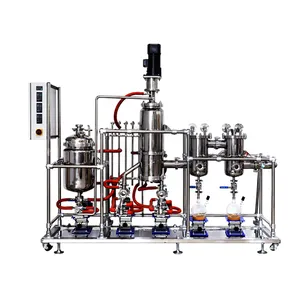 Unidad de destilación molecular de camino corto de película limpia de acero inoxidable Lab1st