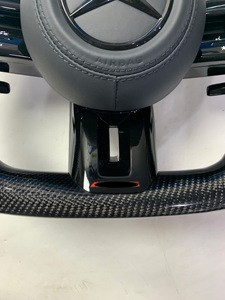 Tương thích Mercedes-Benz w206/W205/w204/W222/W223/W213/w177/w463 <span class=keywords><strong>AMG</strong></span> GT gls63 SL63 A45 <span class=keywords><strong>AMG</strong></span> da sợi Carbon thể thao chỉ đạo - Product Image 4