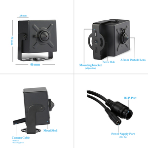 Revodata 3mp Mini Ip Camera <span class=keywords><strong>3</strong></span>.7Mm Pinhole Lens Kleine Mini Beveiliging Netwerkcamera Dc 12V (I706-<span class=keywords><strong>2</strong></span>-FHW) - Product Image 5
