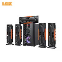 Nuevo sistema de cine en casa 5,1 120W 8 pulgadas altavoces profesionales activos Bocinas para Bluetooth inalámbrico para TV fiestas teatro