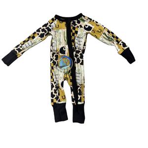 Pakaian Bayi Bambu Baru Lahir Grosir Kustom 2026 RTS untuk Anak Perempuan dan Laki-Laki, Romper Bayi Kasual Dua Arah - Product Image 6