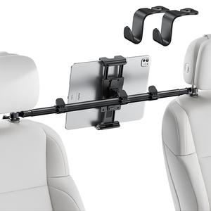 Hợp kim nhôm xe ghế sau máy tính bảng gắn linh hoạt có thể điều chỉnh tựa đầu khung phổ 5-13 inch Điện thoại di động máy tính bảng - Product Image 1