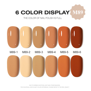 Proveedor profesional de Gel para productos de uñas, venta al por mayor, esmalte de uñas personalizado, Gel Led Uv, juego de 6 colores, botella de Gel de etiqueta privada OEM - Product Image 2