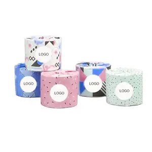 Factory direct sale hot sale custom bamboo toilet paper roll papel higienico por mayor tissue paper