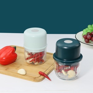 NexGadget Hachoir à ail électrique 300 ml avec lame en acier inoxydable, bouton poussoir, rechargeable, pour usage en cuisine - Product Image 2
