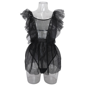 Wholesale <b>Women's</b> Underwear Sexy Romantic Hot Fashion Sexy Cup Less Lingerie Bulk Girls Lingerie - Product Image 5