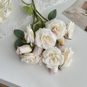 Bouquet di 12 <span class=keywords><strong>Rose</strong></span> Artificiali in Seta, <span class=keywords><strong>Rose</strong></span> <span class=keywords><strong>Rosse</strong></span> <span class=keywords><strong>da</strong></span> <span class=keywords><strong>Giardino</strong></span> per Decorazioni di Matrimoni, Tavoli e Hotel - Product Image 5