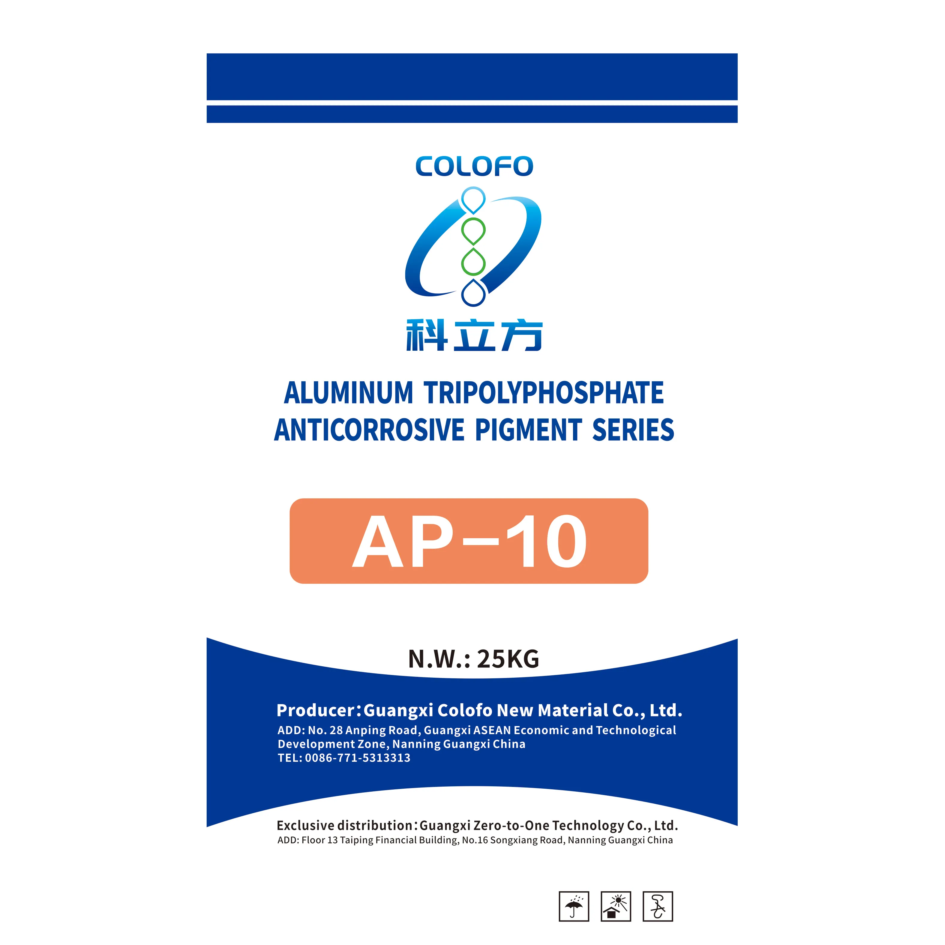 Tripolyphosphate d'aluminium de qualité industrielle n ° Cas 13939-25-8