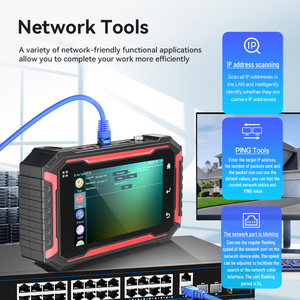 เครื่องทดสอบกล้อง IP 8K จอภาพ IPC เครื่องทดสอบ PoE หน้าจอสัมผัส 5.5 นิ้ว เครื่องทดสอบกล้องวงจรปิดพร้อมอินเตอร์เน็ตไร้สาย NF-IPC725 - Product Image 2