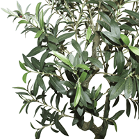 CHUANGFA Arbre Bonsaï Artificiel d'Olivier Écologique de 150 cm pour l'Extérieur et le Bureau, Décoration de Mariage