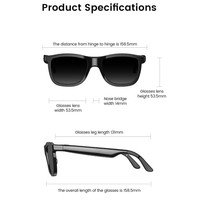 Gafas de Sol Deportivas Coloridas para Exteriores E05C con Música, Respuesta a Llamadas, Fotos y Lentes Electrocrómicas Inteligentes