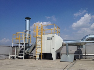 H2s Removal Gas Treatment Desulfurizer Bio Gas Filtration System <b>Sandblasting</b> Activated Carbon Air Filter System - Product Image 3