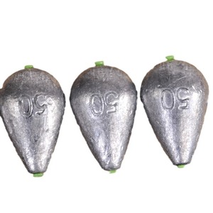 Plomada de pesca Aohu con núcleo hueco, 40g 50g, plana en forma de corazón, accesorio de pesca duradero y funcional - Product Image 4