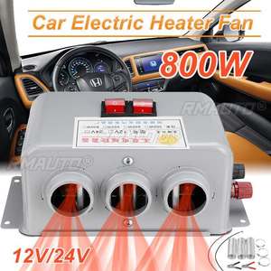 800W 12V 24V Car <b>Heater</b> <b>Electric</b> Cooling Heating Fan <b>Portable</b> <b>Electric</b> Dryer Windshield Defogging Demister Defroster Trucks Boat - Product Image 1