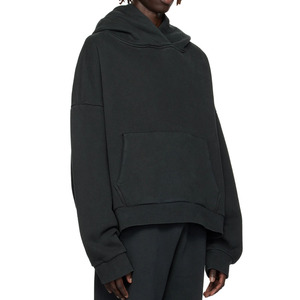 Sudadera con Capucha <span class=keywords><strong>Grande</strong></span> Personalizada a Precio de Fábrica, Hombros Caídos, Corte Holgado, 100% Algodón, Sudadera Pesada de Primavera para Hombre - Product Image 6