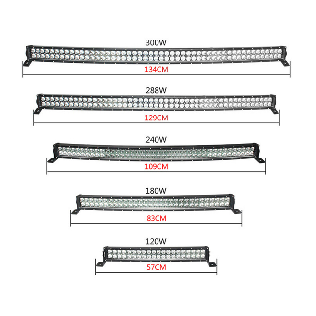 LED Curve Lights 22" 32" 42" 52" Inch 24V LED Bar Offroad 4x4    Truck Car Led Light Bar,120W 22 Inch Led Light bar